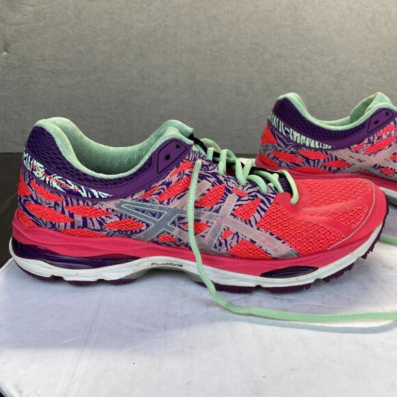 Asics Women's Athletic Shoes - Pink and Purple 241 - Picture 13 of 13